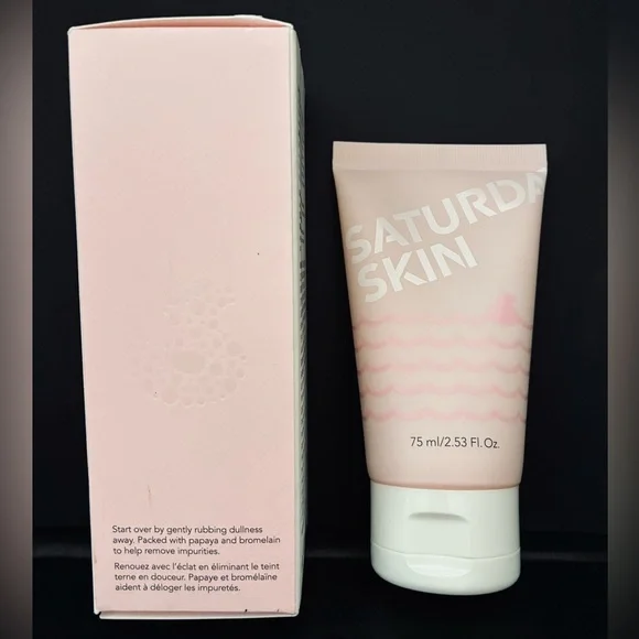 Saturday Skin Rub-A-Dub Refining Peel Gel $28 MSRP Full Size 75ml/ 2.53oz BNIB - Picture 3 of 7